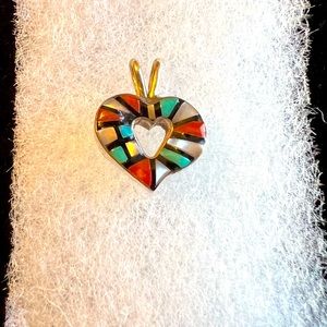 Angelena Laahty Zuni Sterling Pendant